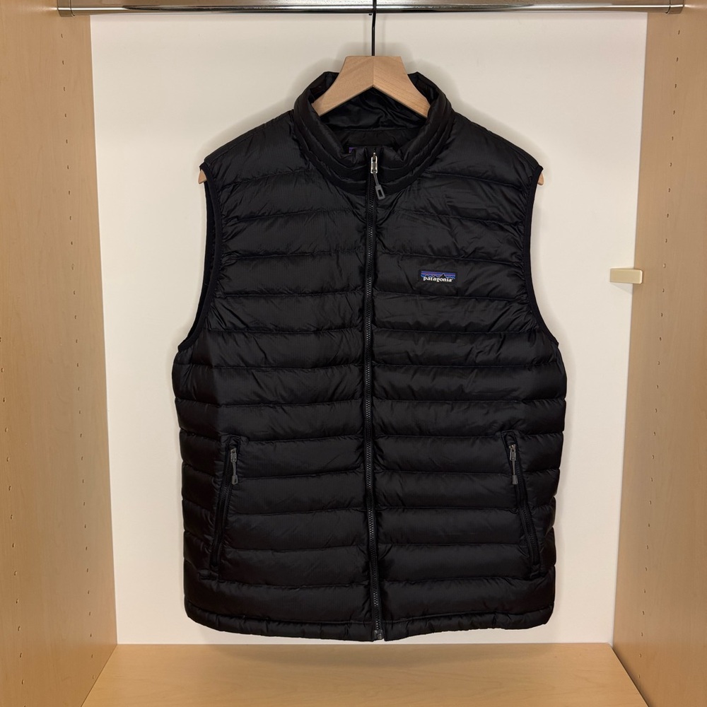 9/10 Condition Patagonia Down Sweater Vest STY84622 Black Mens Large